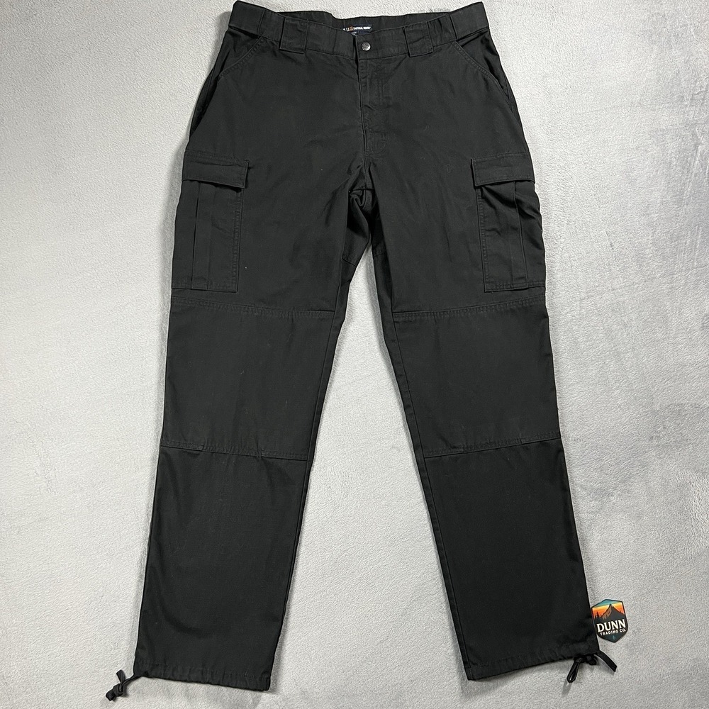 511 Tactical Pants Mens 40x34 Black‎ Cargo Straight Ripstop Workwear Utility